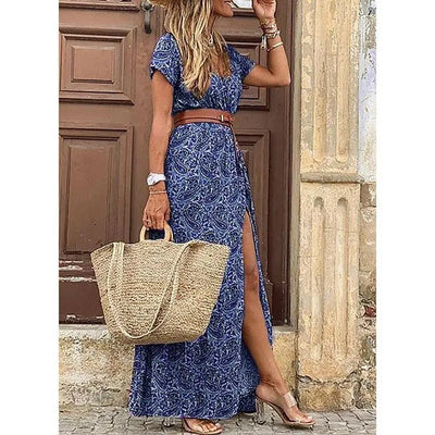 Thekla® | Blumen Plissierte Midi Kleid