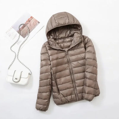 Madison® | Hochwertige Leder Kapuzenjacke für Damen