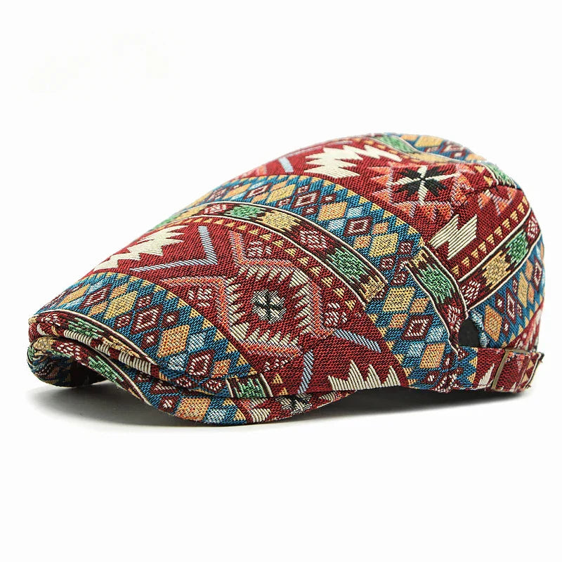 Miro® |  Bunte Vintage Herrenmütze