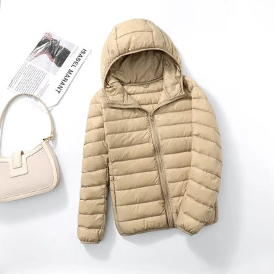 Madison® | Hochwertige Leder Kapuzenjacke für Damen