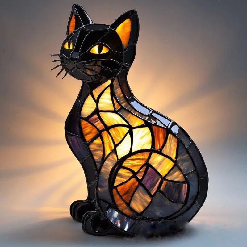 Serel® | Mitternachtsleuchtende Katzenlampe