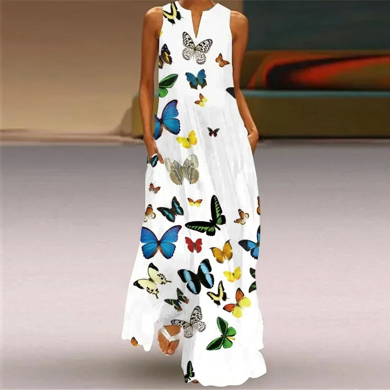 Veronika® | Butterfly Bloom A-Linie Kleid