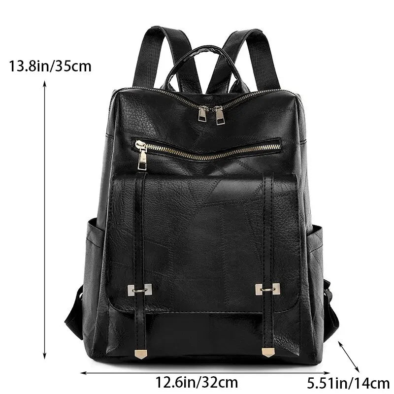 Leonora® | Vintage Damenhandtasche aus Leder