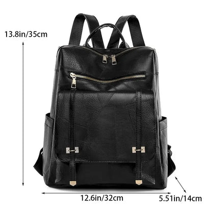 Leonora® | Vintage Damenhandtasche aus Leder