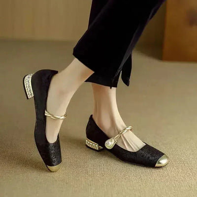 Clara® | Mestelle Leder Mary Janes