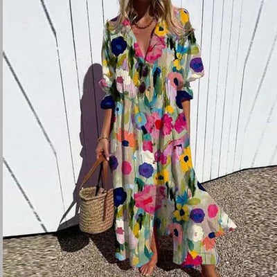 Gretl® | Luxus Boho Maxi Kleid (Fast Ausverkauft)