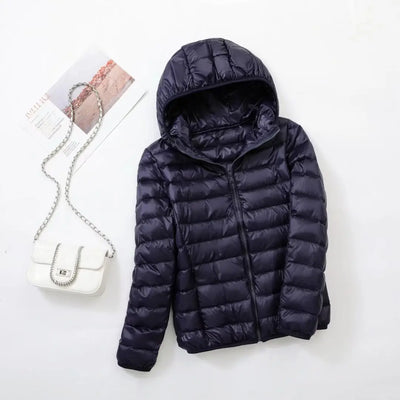 Madison® | Hochwertige Leder Kapuzenjacke für Damen