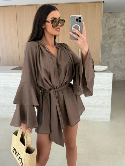 Sonya - Leichtes Hemdkleid mit Gürtel