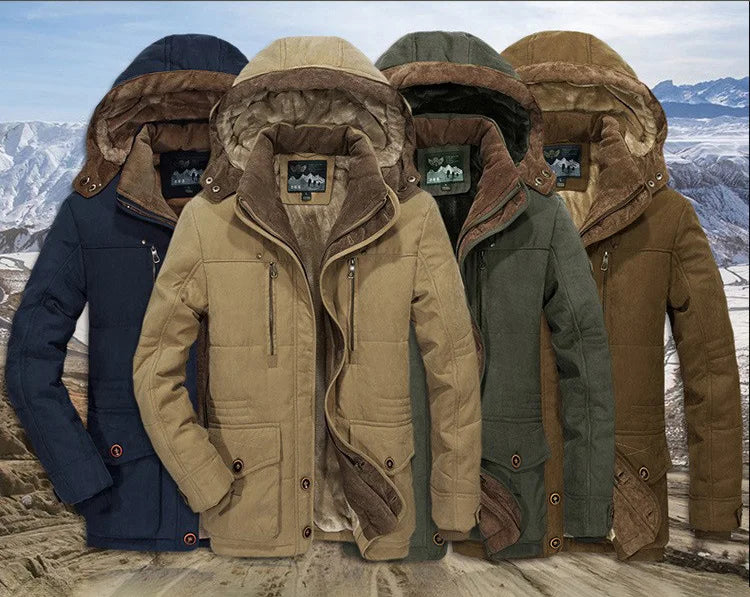 Silvan® | Thermischer Herren Winterparka mit mehreren Taschen