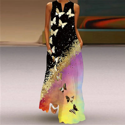 Veronika® | Butterfly Bloom A-Linie Kleid