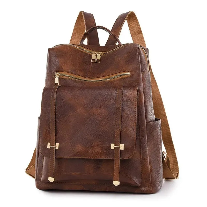 Leonora® | Vintage Damenhandtasche aus Leder