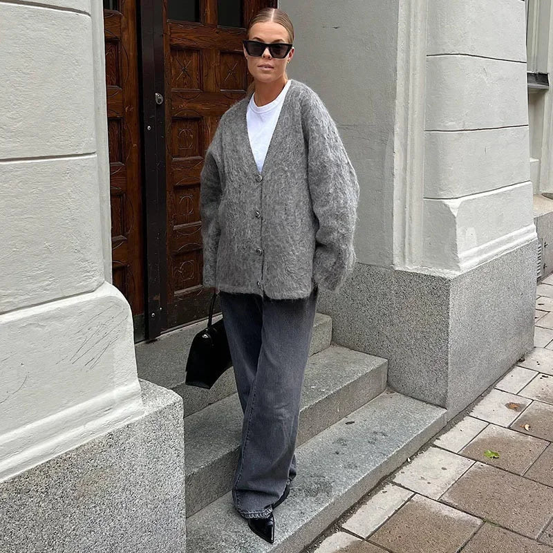 Aurora® | Damen Cardigan aus hochwertiger Wolle