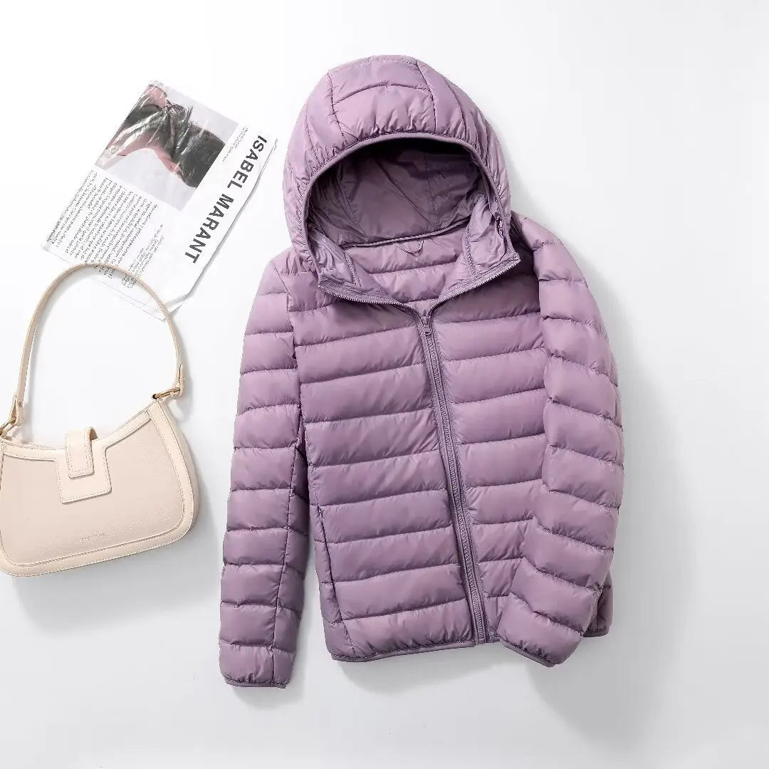 Madison® | Hochwertige Leder Kapuzenjacke für Damen