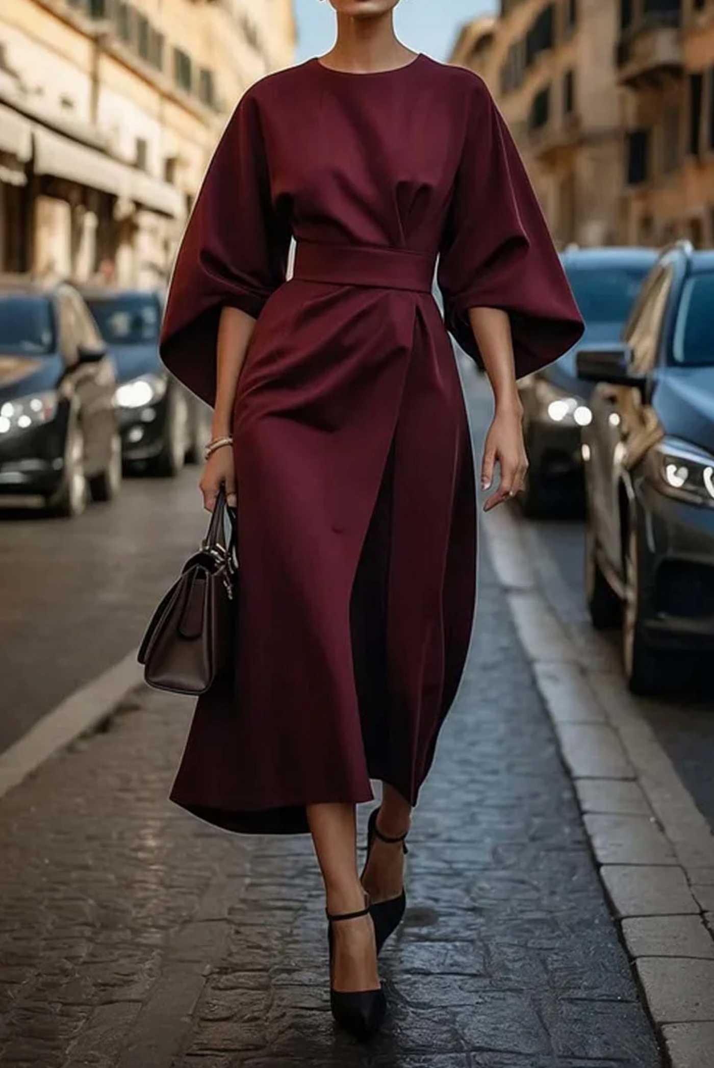Mitzi® | Luxus Laterne Ärmel Kleid