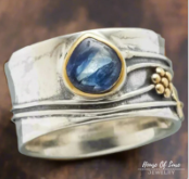 Myra® | BOHEMISCHER RING MIT ÜBERNATÜRLICHEM STEIN