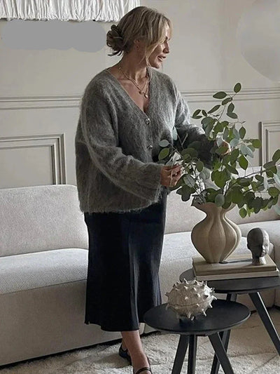 Aurora® | Damen Cardigan aus hochwertiger Wolle