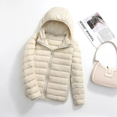 Madison® | Hochwertige Leder Kapuzenjacke für Damen