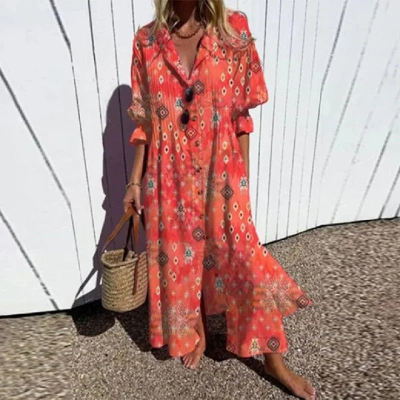 Gretl® | Luxus Boho Maxi Kleid (Fast Ausverkauft)