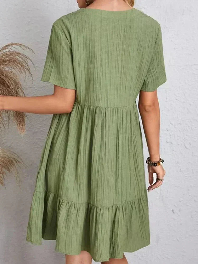 Enora - Elegantes Kleid Schmeichelt dem Bauch