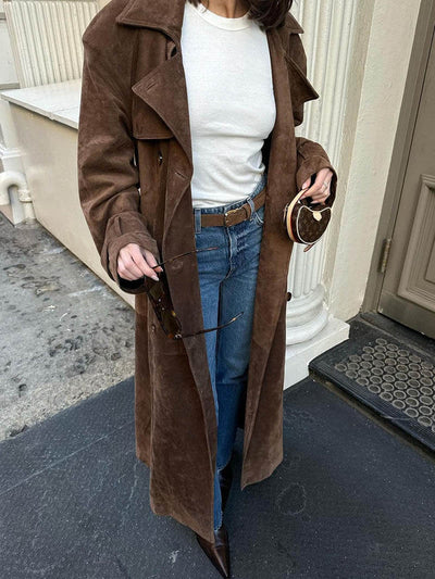 Liliane® | Trenchcoat aus Wildleder