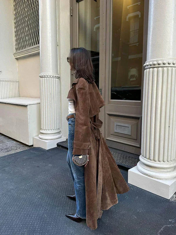 Liliane® | Trenchcoat aus Wildleder