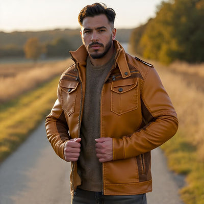 Lorenz® | Handgefertigte Lederjacke für Herren