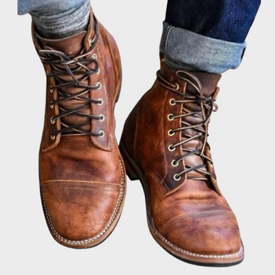 Lars® | Kunstleder Stiefeletten
