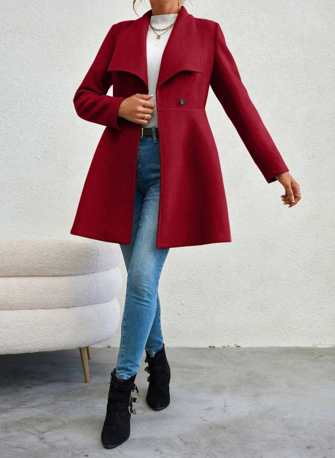 Hildegard® | Doppelreihiger Strickblazer