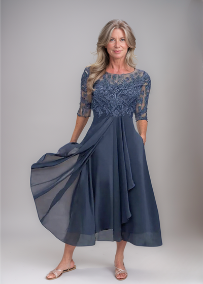 Lely - Schickes Chiffon-Kleid