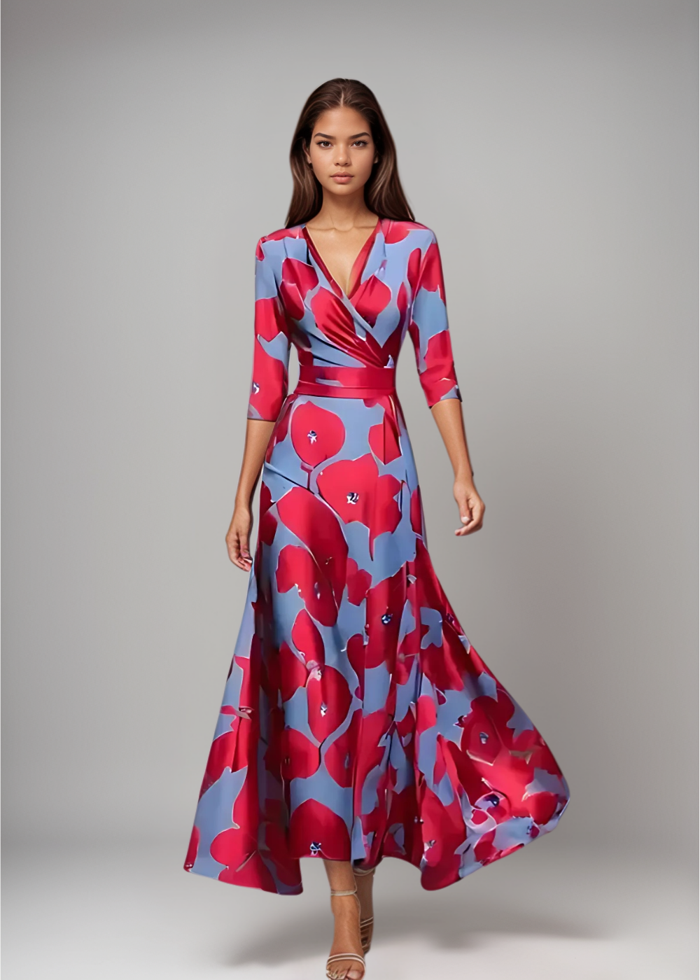 Elle - Maxi Wickelkleid