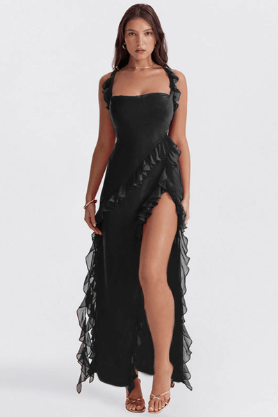 Carmen - Elegantes Rüschenkleid