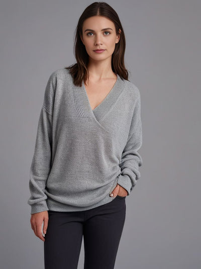 Monika® | V-Ausschnitt Cashmere Pullover