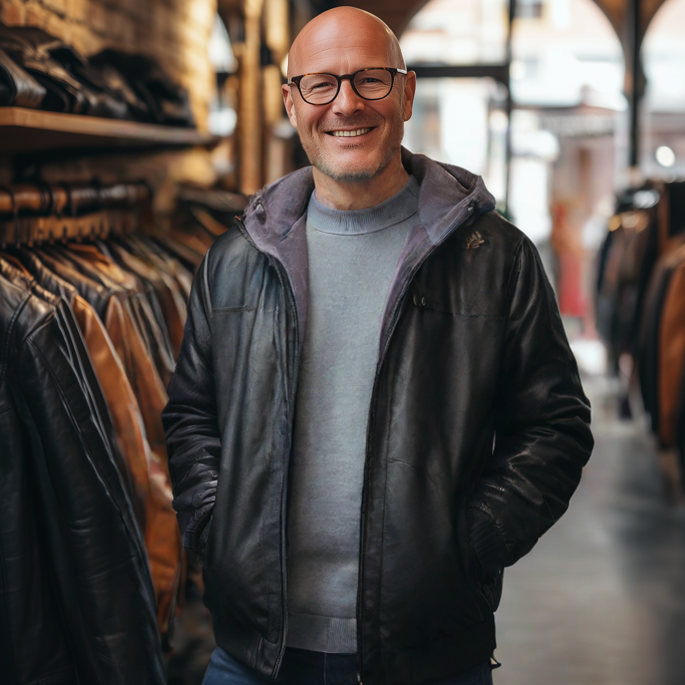 Gregor® | Handgefertigte Lederjacke für Herren