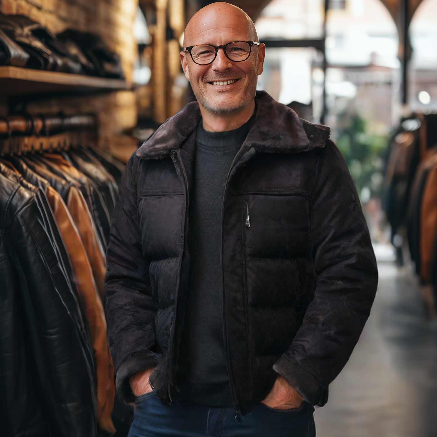 Maximilian® | Handgefertigte Lederjacke für Herren