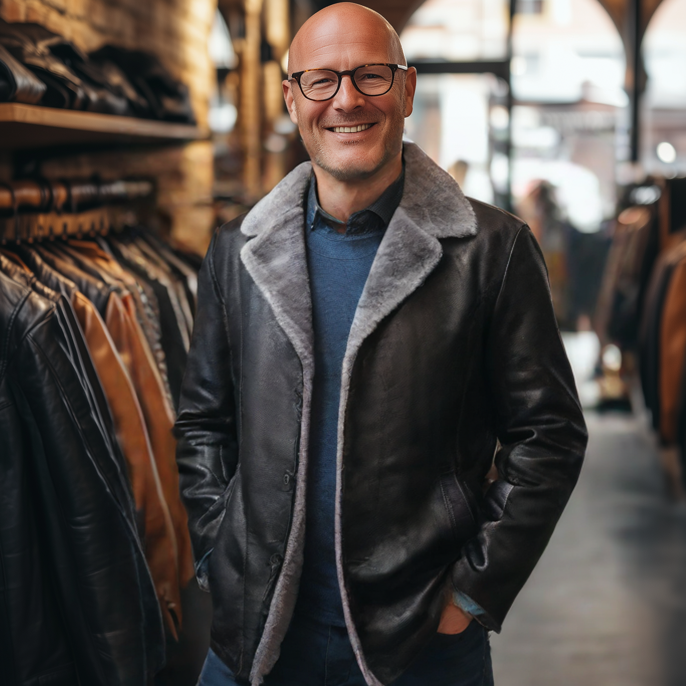 Tobias® | Handgefertigte Lederjacke für Herren