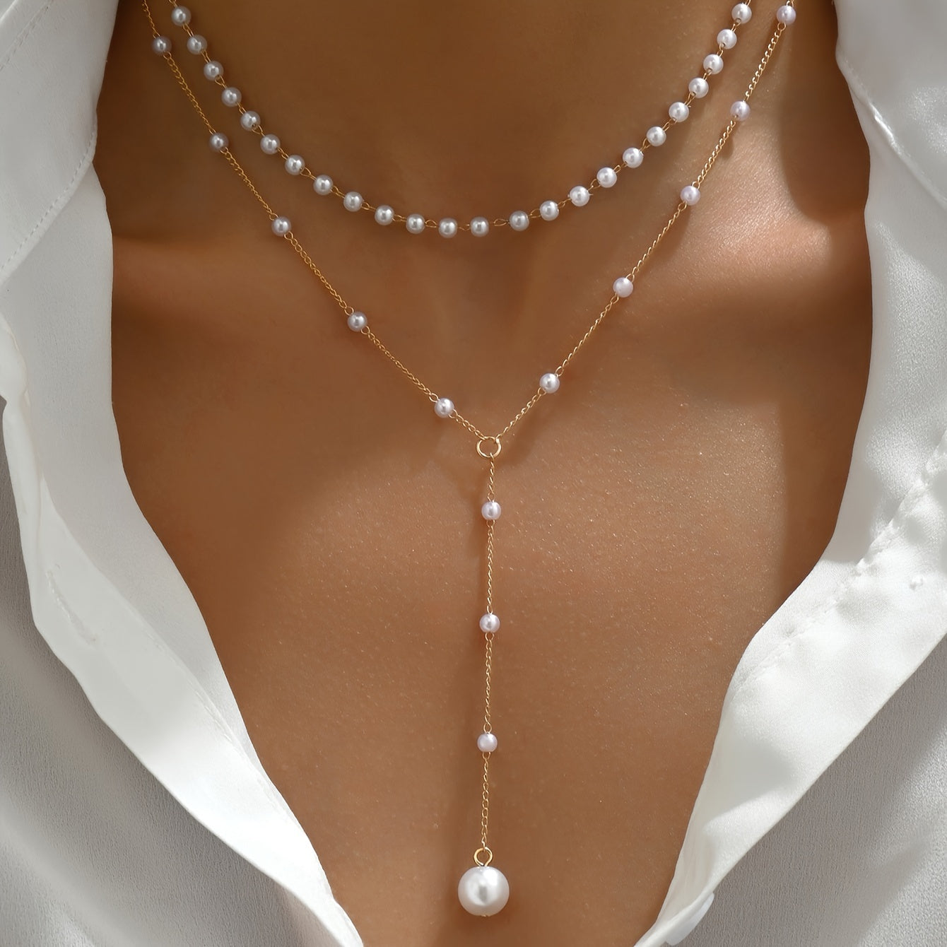 Melina® | Vintage Perlen-Halskette