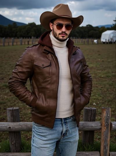 Niklas® | Handgefertigte Lederjacke für Herren