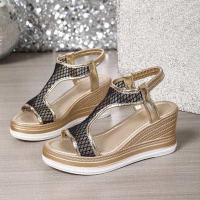 Greta® | Orthopädische Sandale mit Keilabsatz