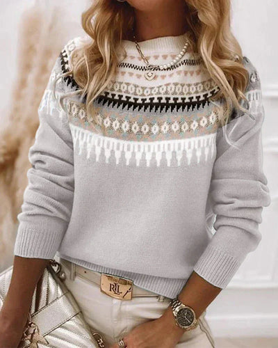 Amanda - Nordischer warmer Pullover