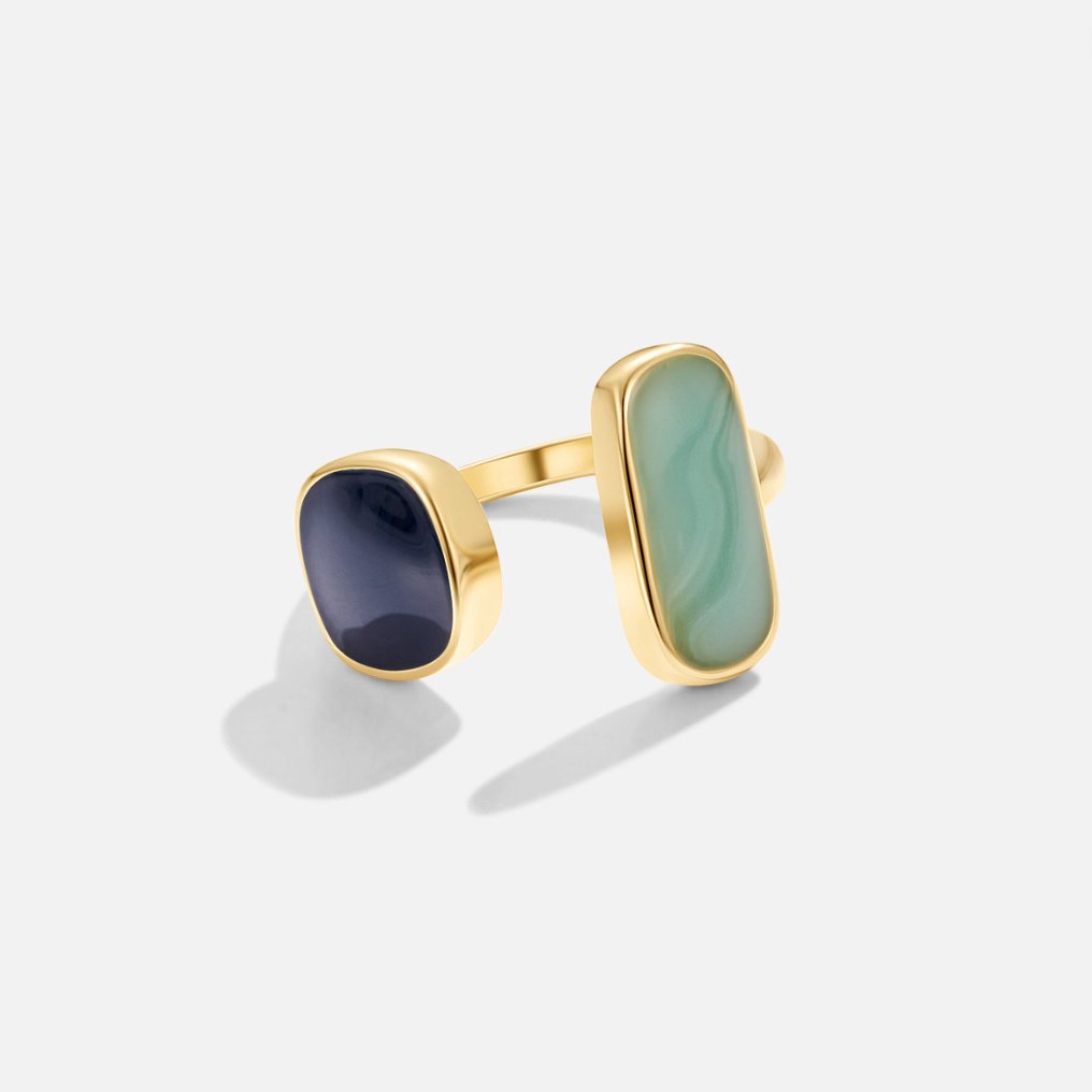 Noemi® | Wickelring mit Aquamarin