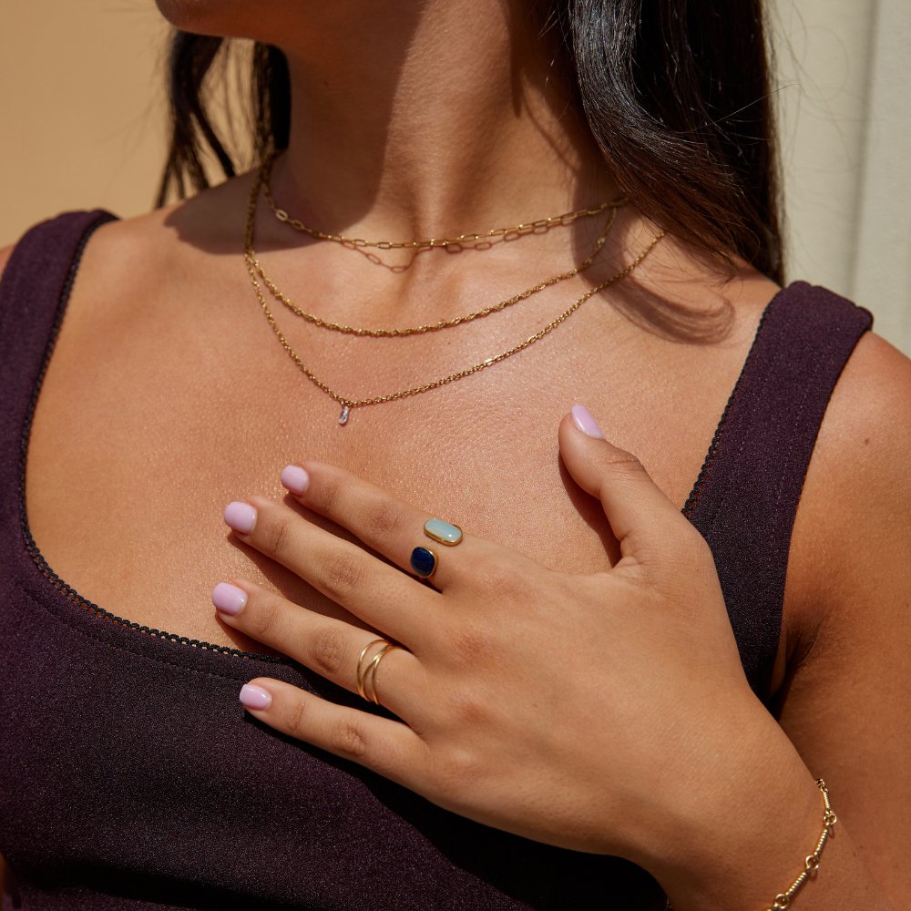 Noemi® | Wickelring mit Aquamarin