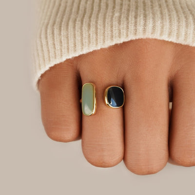 Noemi® | Wickelring mit Aquamarin