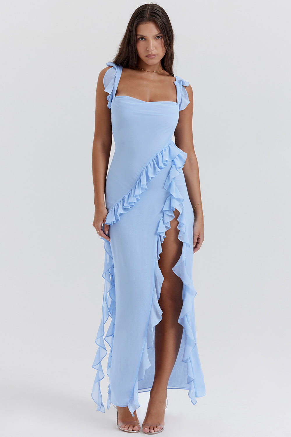 Carmen - Elegantes Rüschenkleid