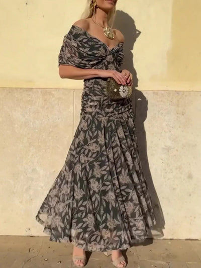 Sophie - Elegantes Kleid mit Blumenmuster
