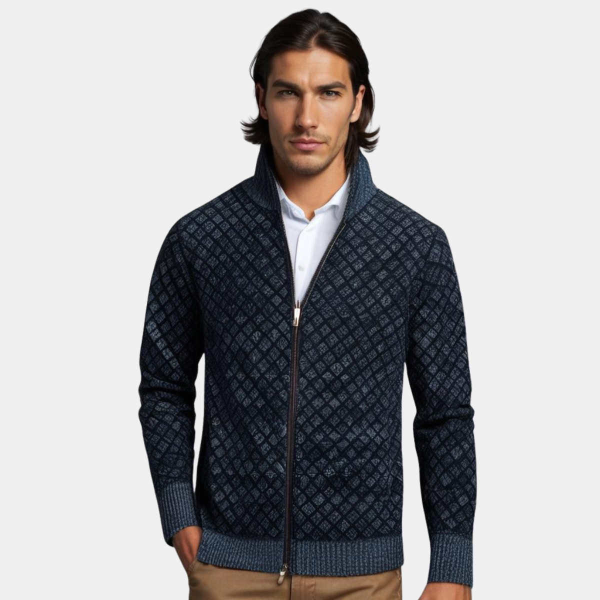 SIMON® | PREMIUM HERRENWESTE AUS WEICHEM MATERIAL