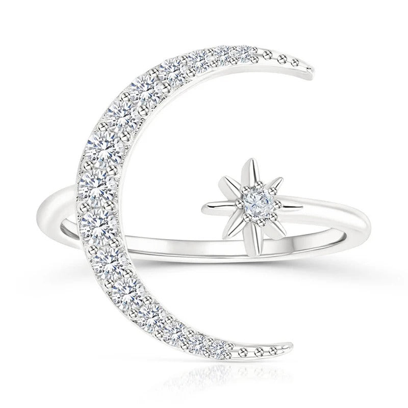 Marlies® | Ring Luna und Stella aus Silber
