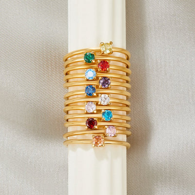 Elowen®  Goldringe mit Geburtsstein