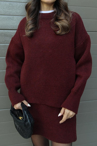 Rosalba® | Bequeme 2-teilige Strickkombination