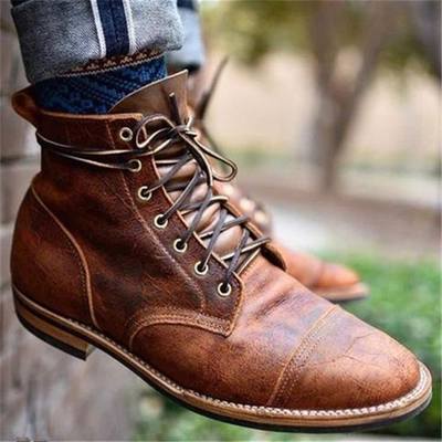 Lars® | Kunstleder Stiefeletten