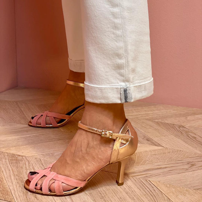 Sena® | Kitten-Absatzsandalen mit offener Spitze